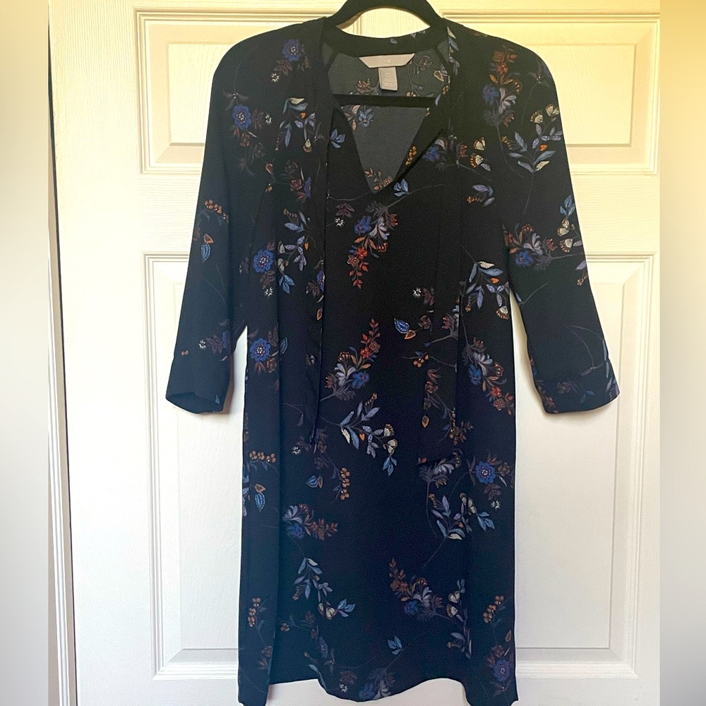 H&M Women’s Floral Midi Dress Size 2